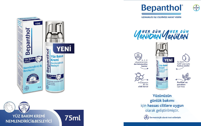Bepanthol Nemlendirici Besleyici Yüz Bakım Kremi
