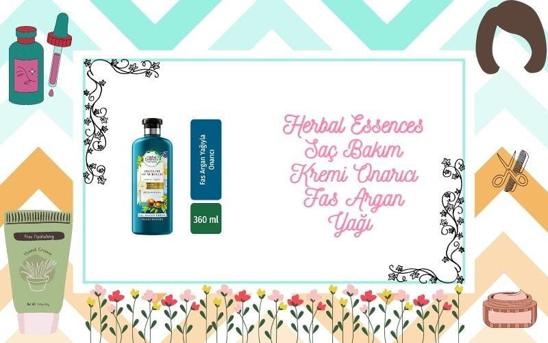 Herbal Essences Saç Bakım Kremi Onarıcı Fas Argan Yağı