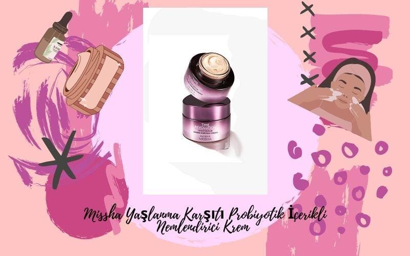 Missha Yaşlanma Karşıtı Probiyotik İçerikli Nemlendirici Krem