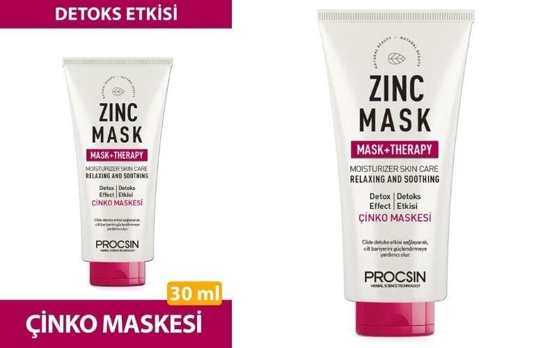Procsin Leke Karşıtı Etkili Çinko Maskesi