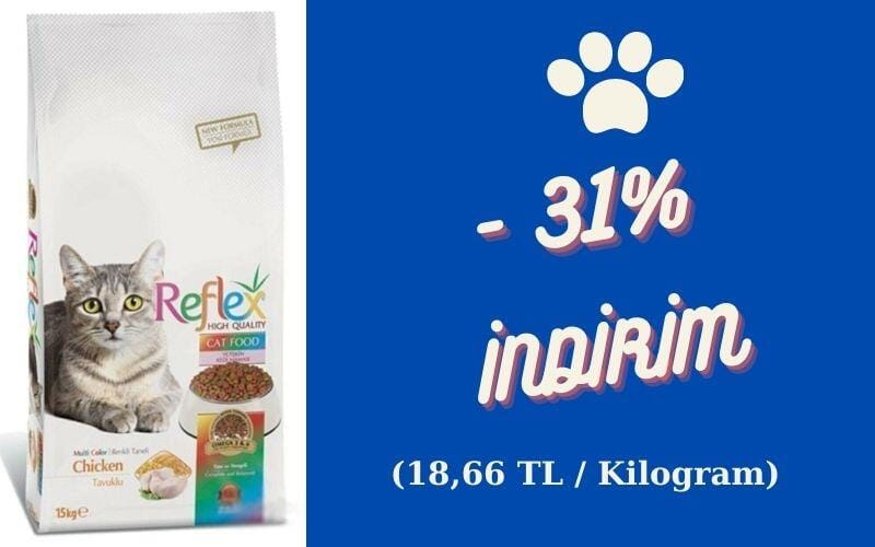 Reflex Tavuklu Yetişkin Kedi Maması