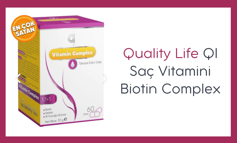 Quality Life Ql Saç Vitamini Biotin Complex